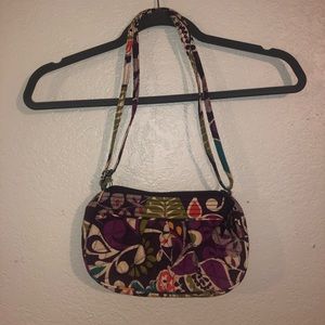 Vera Bradley Frannie purse in plum crazy